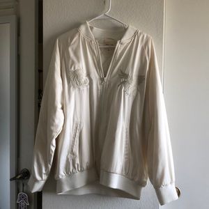 UO Embroidered Bomber Jacket